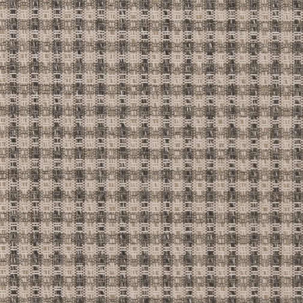 D1966 Check & Houndstooth,Small Scale Pewter Grey & Silver Charlotte Fabrics