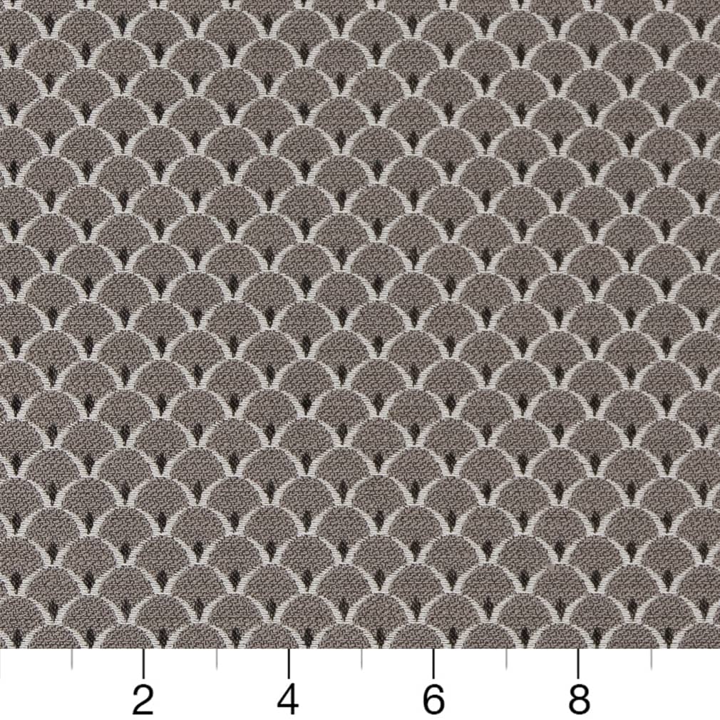 D2145 Small Scale Pewter Scales Grey & Silver Charlotte Fabrics