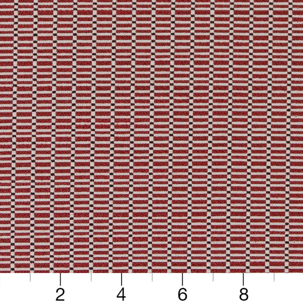 D2162 Small Scale Ruby Stack Red & Burgundy Charlotte Fabrics