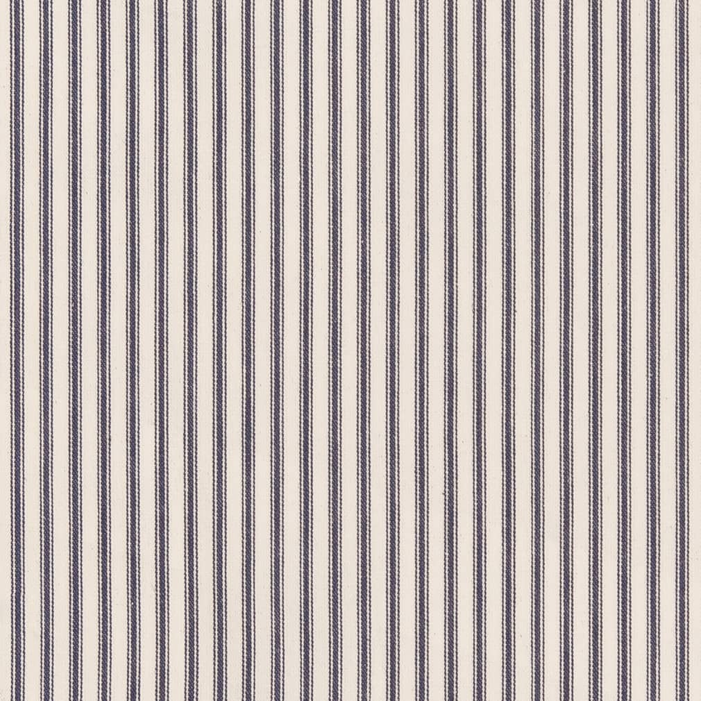 D2353 Small Scale,Stripe Denim Blue Charlotte Fabrics