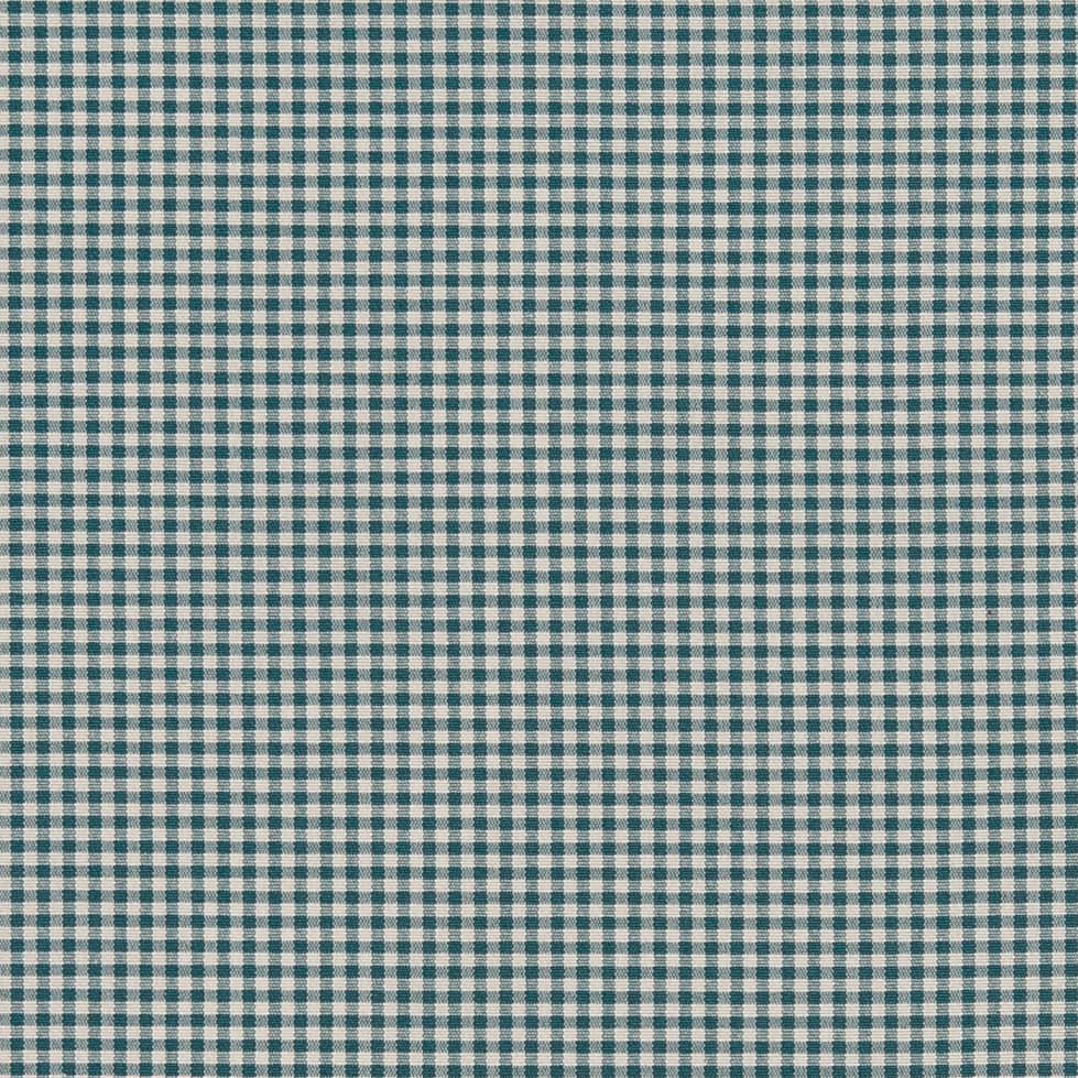 D2399 Check & Houndstooth,Small Scale Ocean Aqua & Teal Charlotte Fabrics