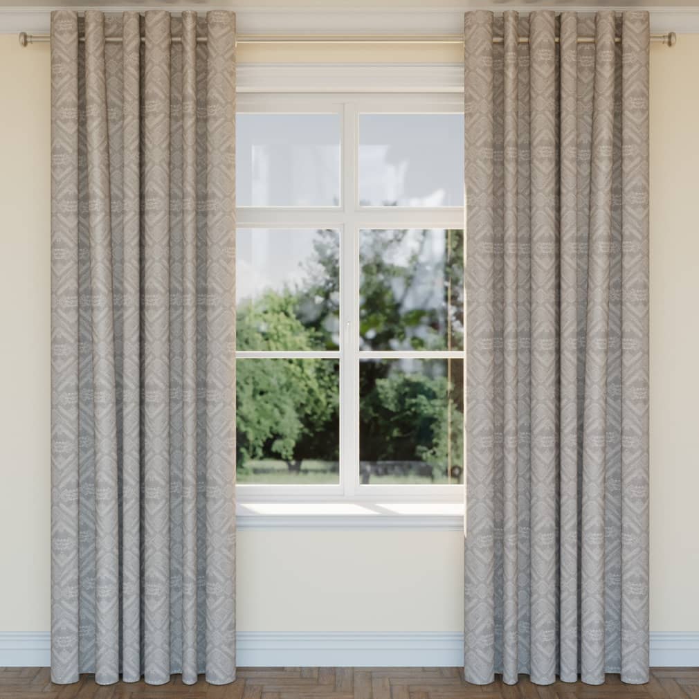 D2431 Abstract & Geometric,Global Pewter Grey & Silver Charlotte Fabrics