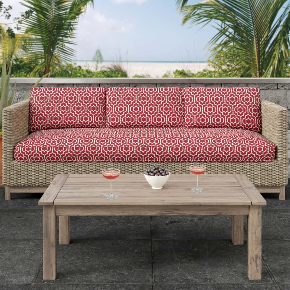 D2566 Abstract & Geometric Crimson Red & Burgundy Charlotte Fabrics