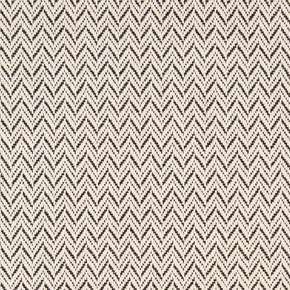 D2580 Abstract & Geometric,Herringbone & Chevron,Small Scale Chevron Coal Black Charlotte Fabrics