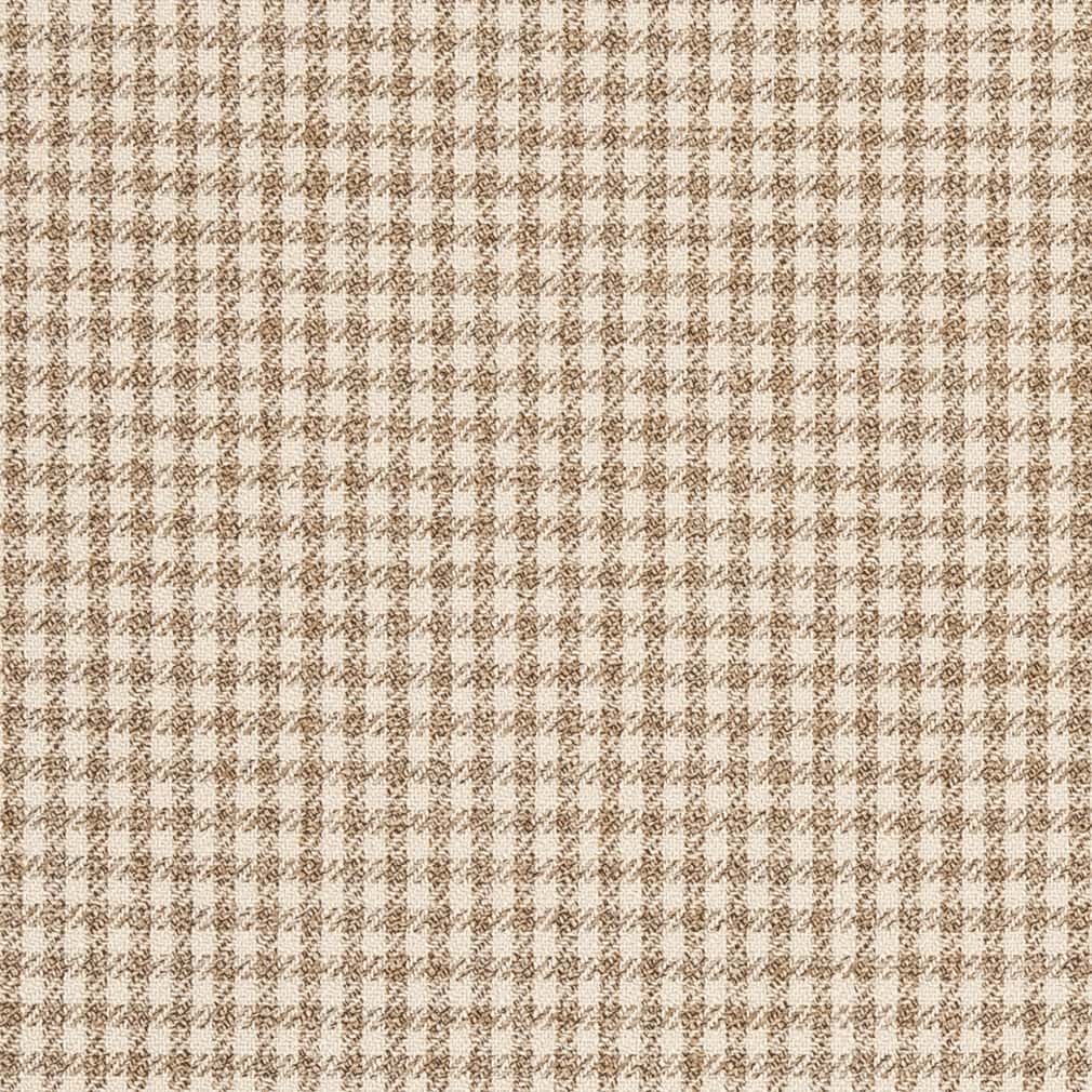 D2611 Check & Houndstooth,Small Scale Check Sand Beige & Taupe Charlotte Fabrics