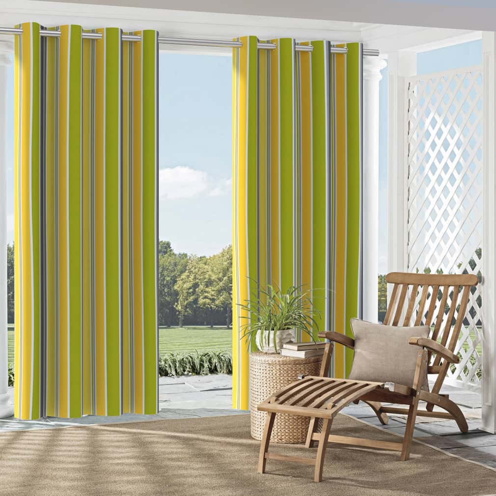 D2744 Stripe Limelight Gold & Yellow,Green Charlotte Fabrics