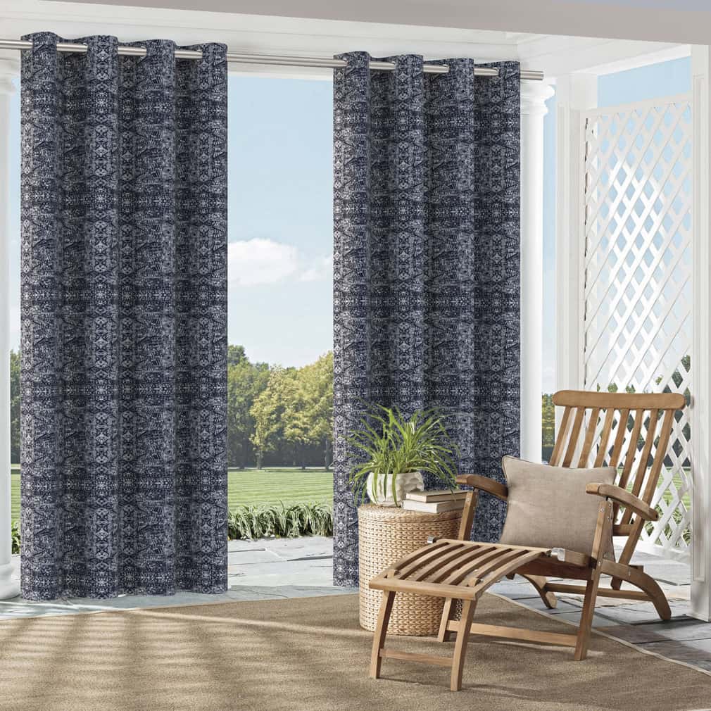 D2755 Abstract & Geometric,Global Midnight Blue Charlotte Fabrics