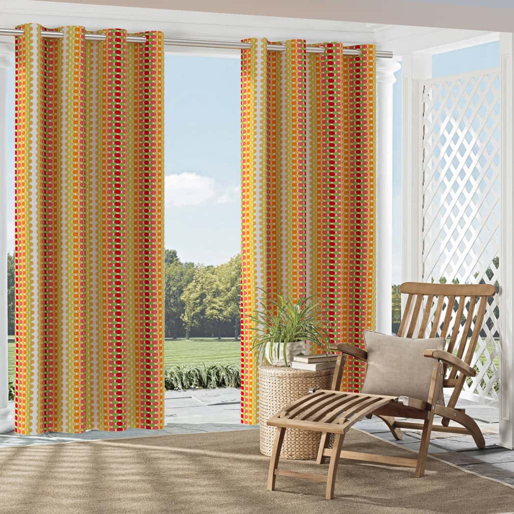 D2763 Abstract & Geometric Citrus Green,Orange & Rust,Red & Burgundy Charlotte Fabrics