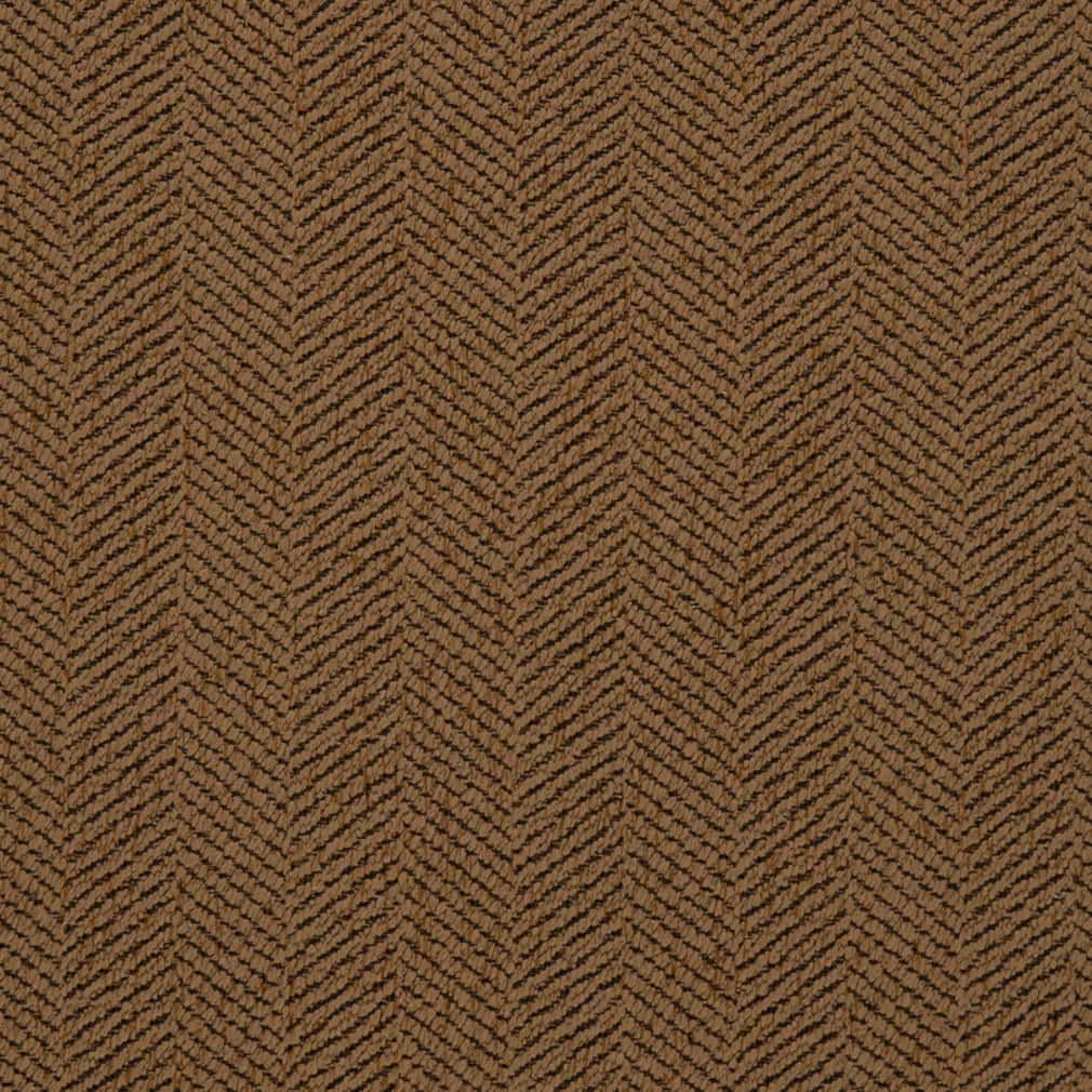 D2892 Herringbone & Chevron,Plain & Solid Chestnut Brown Charlotte Fabrics