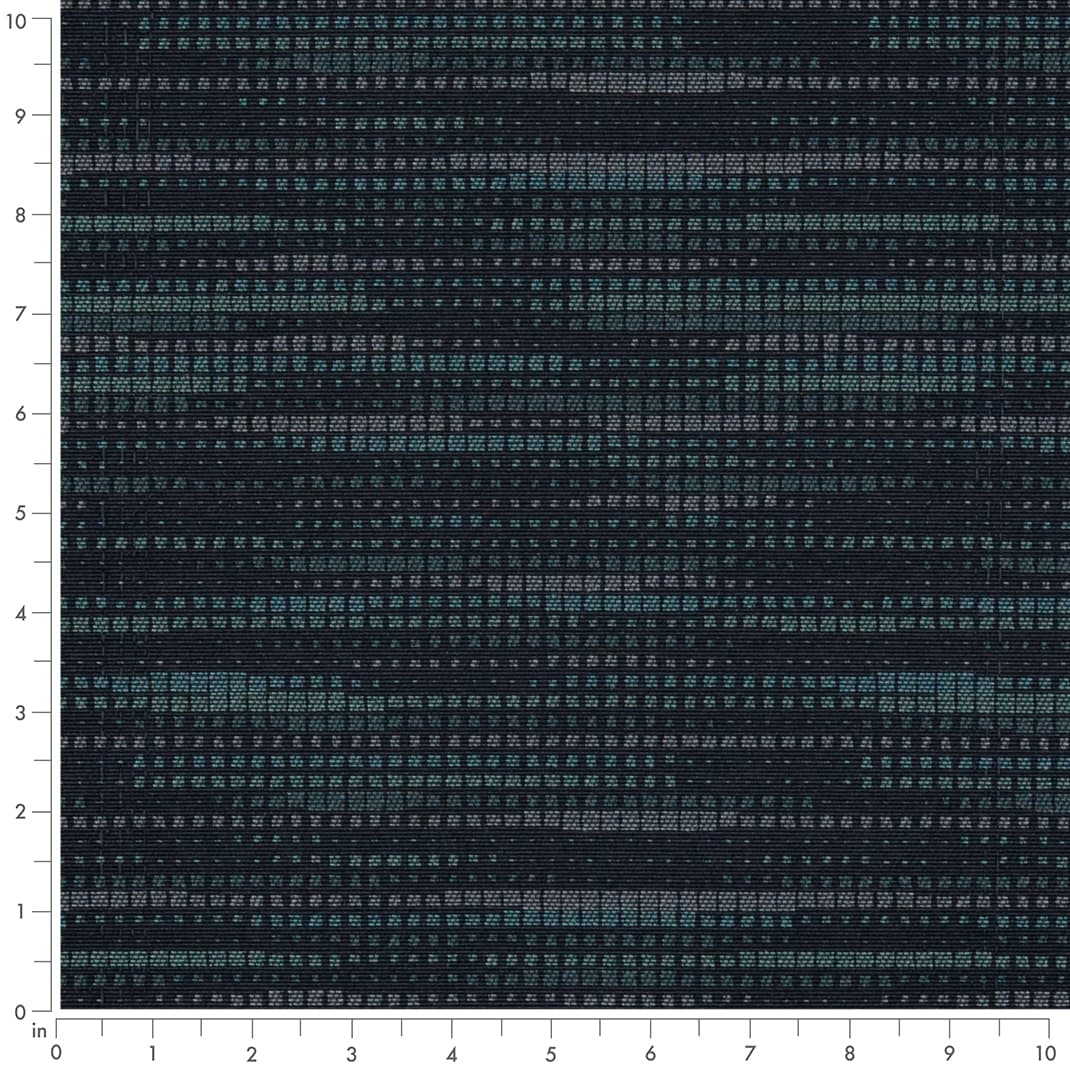 D3100 Abstract & Geometric Night Blue Charlotte Fabrics