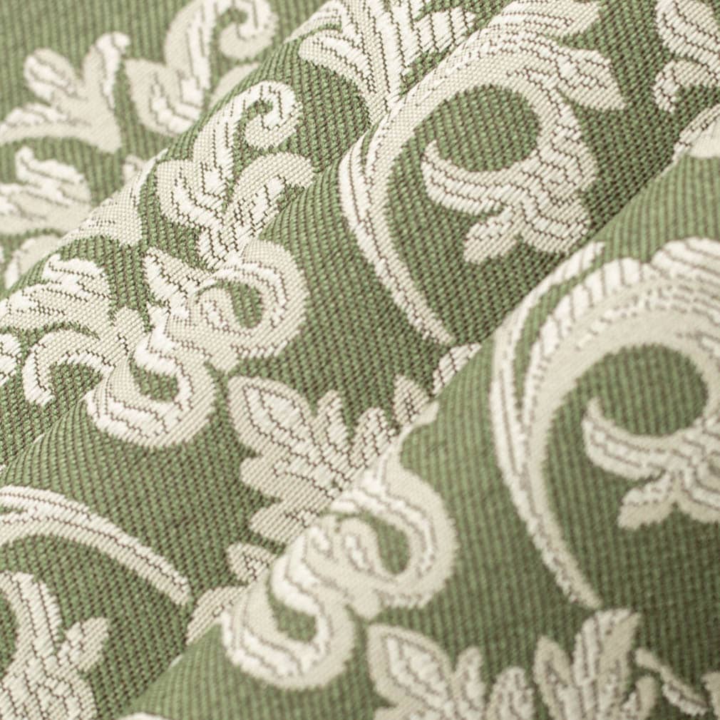 D3238 Abstract & Geometric,Damask Juniper Belle Green Charlotte Fabrics