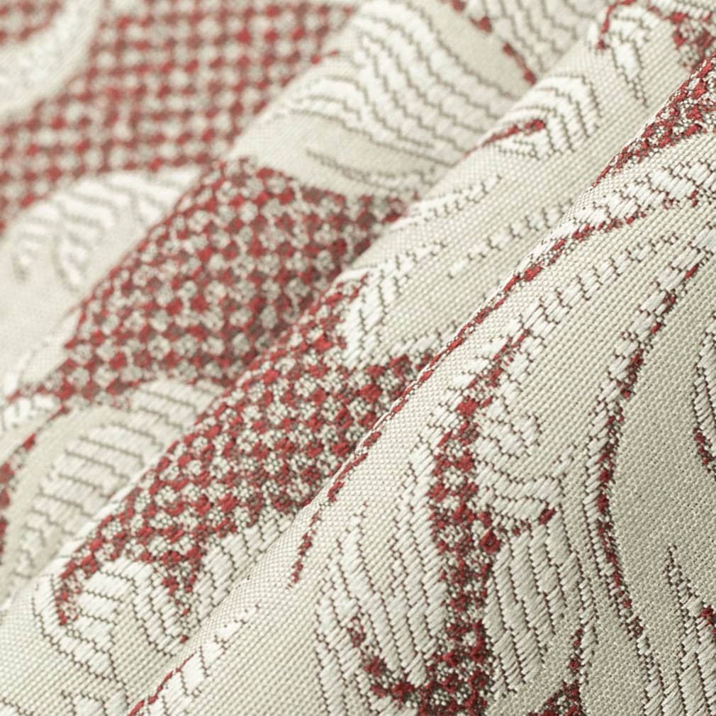 D3260 Damask Ruby Victoria Red & Burgundy Charlotte Fabrics