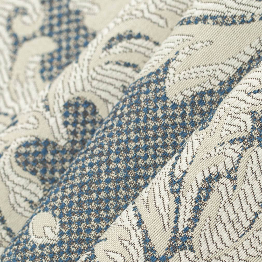 D3263 Damask Royal Victoria Blue Charlotte Fabrics