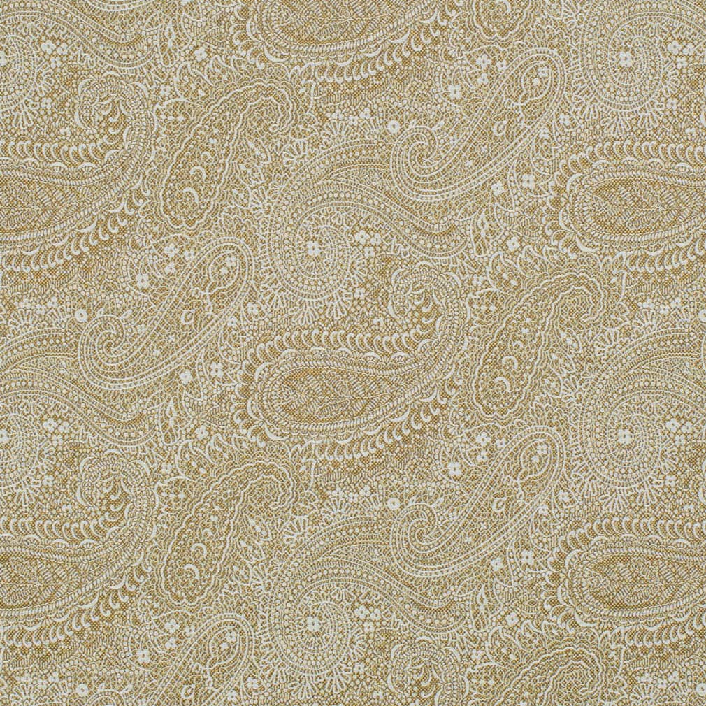D3279 Paisley Gold & Yellow Charlotte Fabrics Woven Patterns