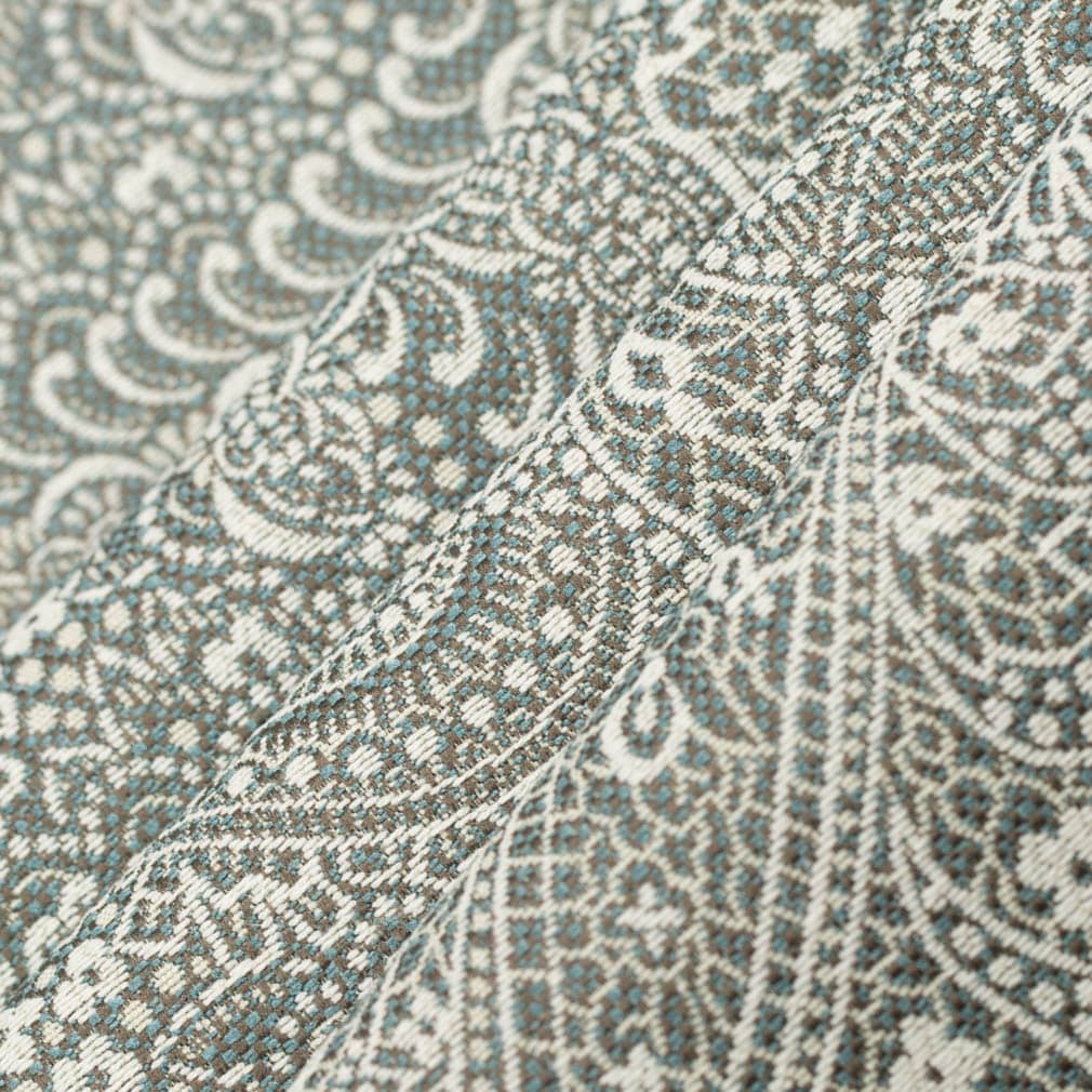 D3281 Paisley Turquoise Grove Aqua & Teal Charlotte Fabrics