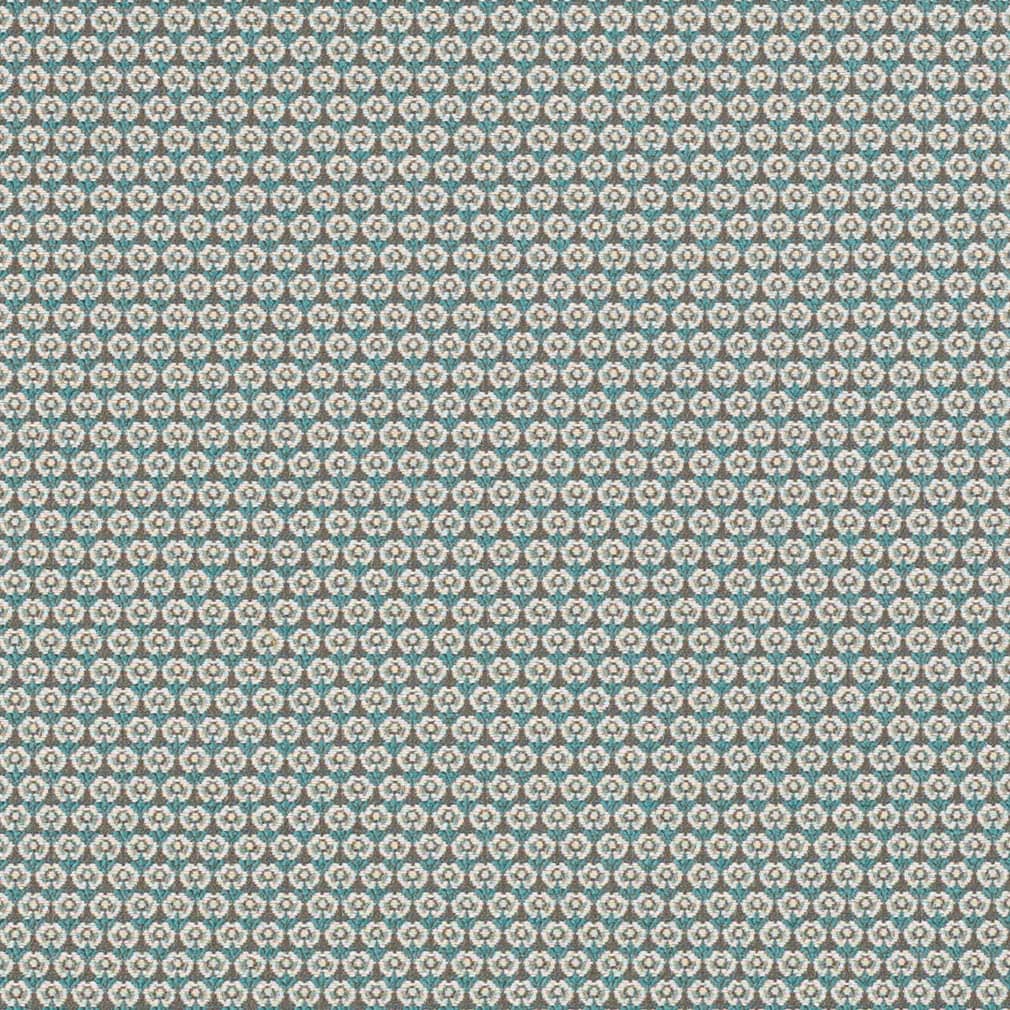 D3293 Abstract & Geometric,Small Scale Aqua & Teal Charlotte Fabrics Woven Patterns