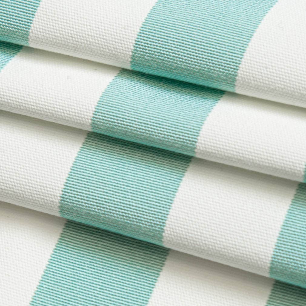 D3468 Stripe Tiki Glacier Aqua & Teal Charlotte Fabrics