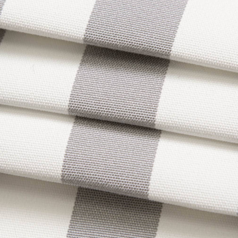 D3469 Stripe Tiki Seagull Grey & Silver Charlotte Fabrics