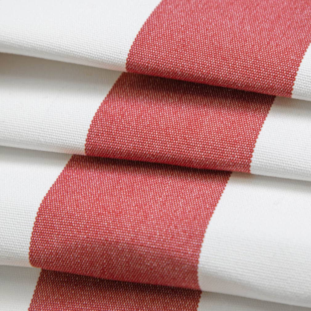 D3481 Stripe Cabana Crimson Red & Burgundy Charlotte Fabrics