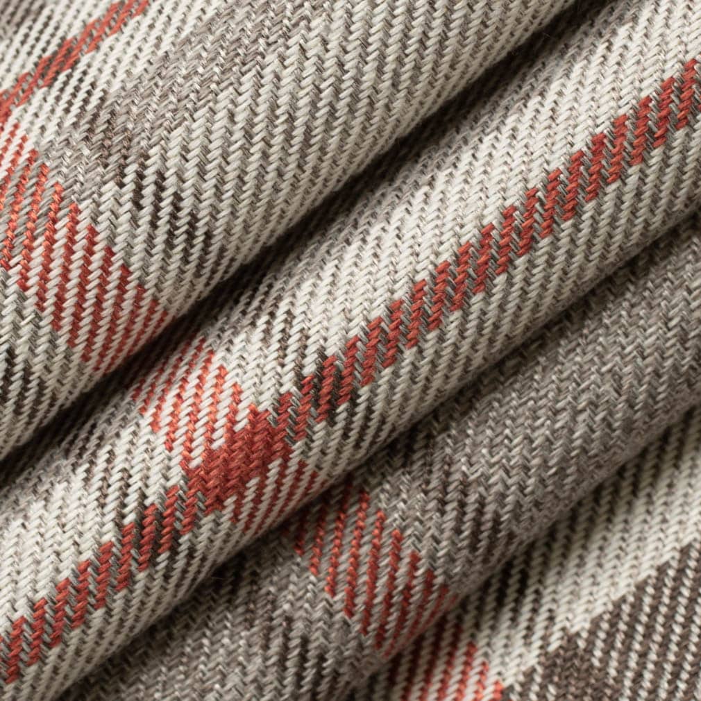 D3497 Plaid Harvest Brown,Orange & Rust Charlotte Fabrics