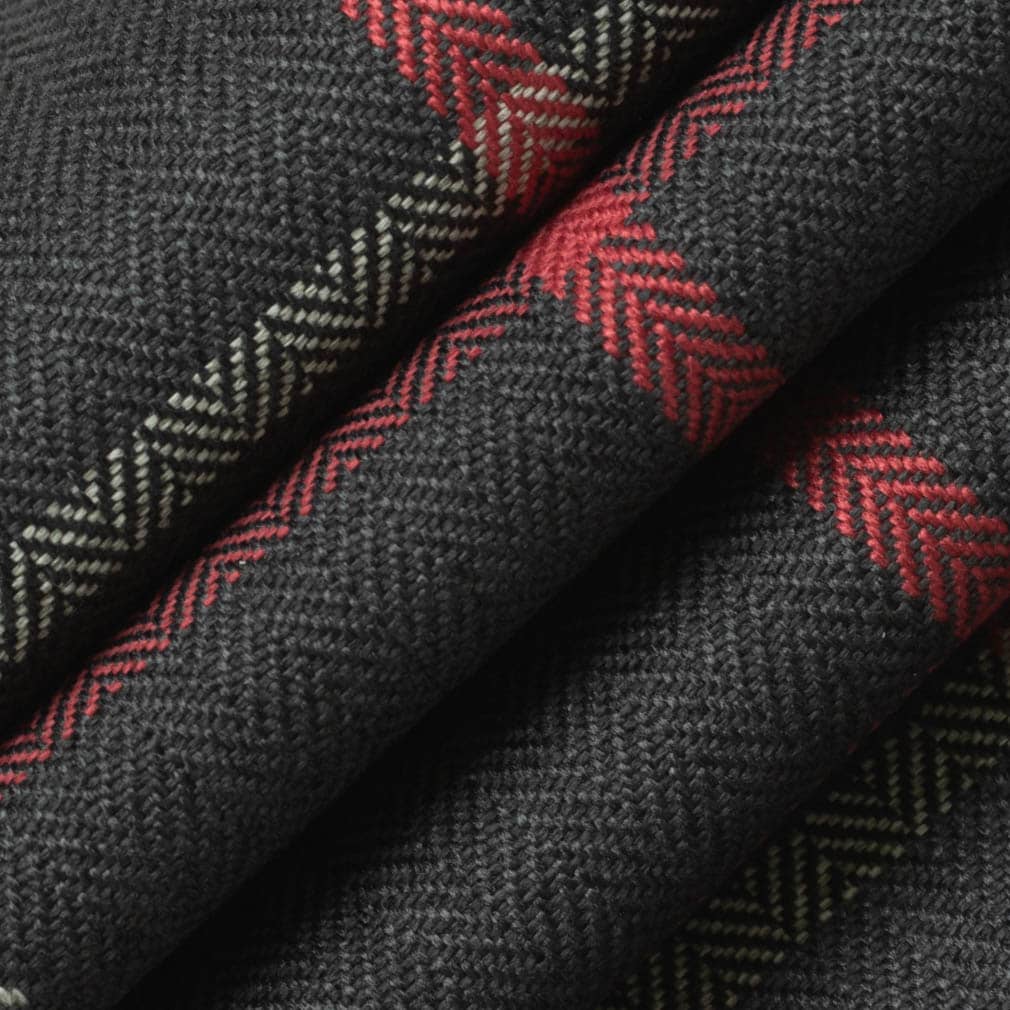 D3504 Plaid Oxblood Black,Red & Burgundy Charlotte Fabrics