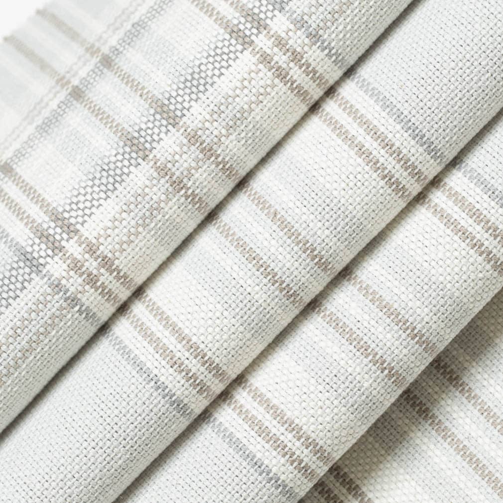 D3507 Plaid Powder Blue,Grey & Silver Charlotte Fabrics