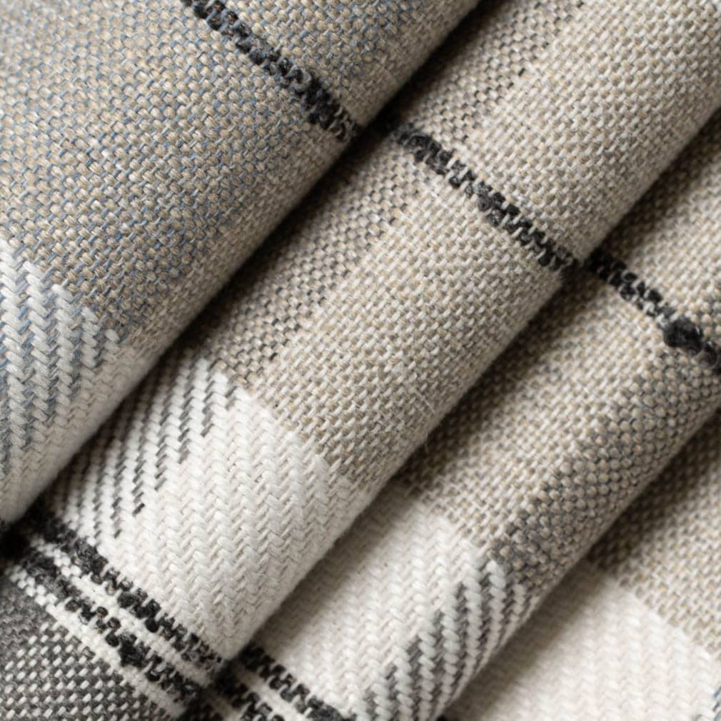 D3529 Plaid Cinder Beige & Taupe,Grey & Silver Charlotte Fabrics