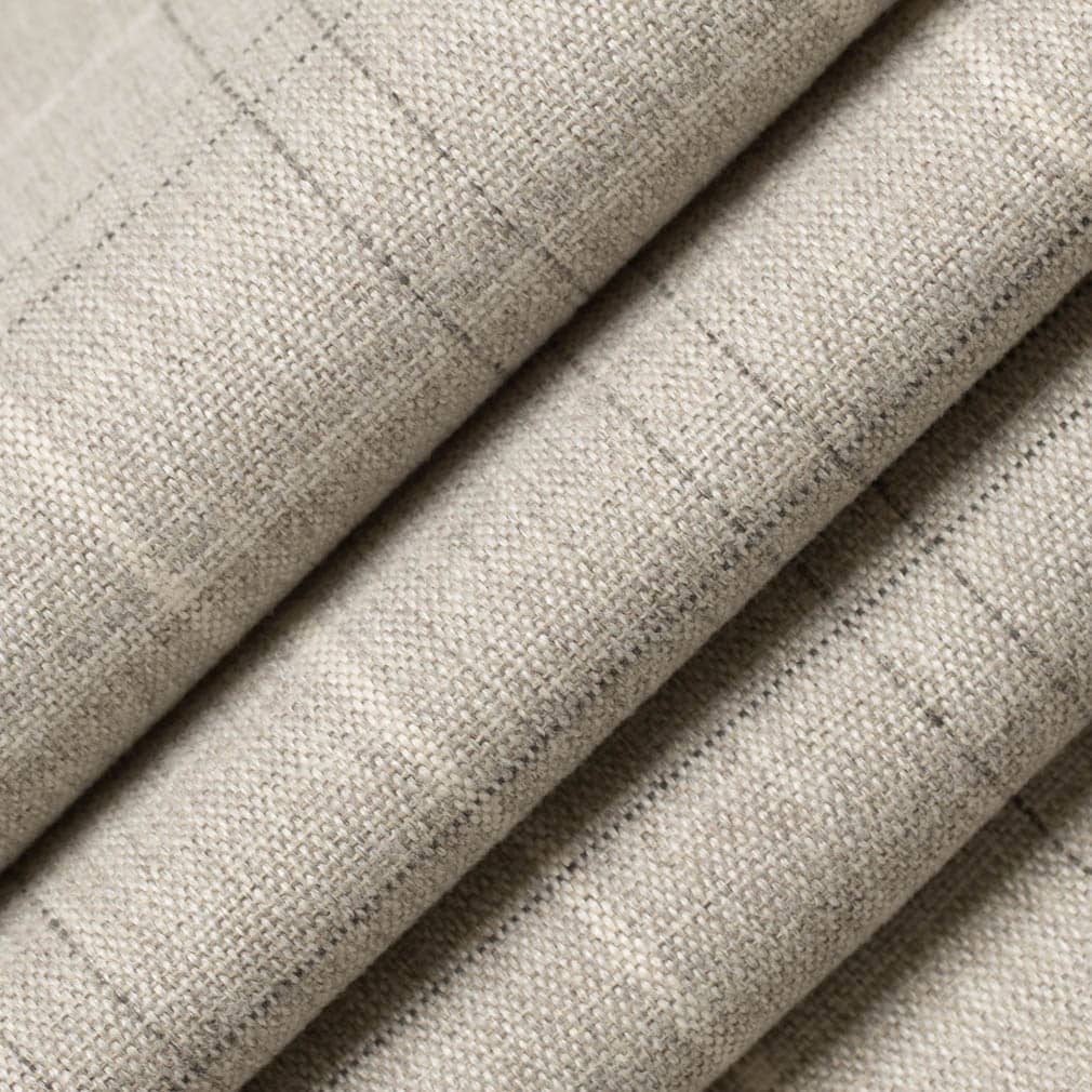 D3535 Plaid Cream Beige & Taupe Charlotte Fabrics