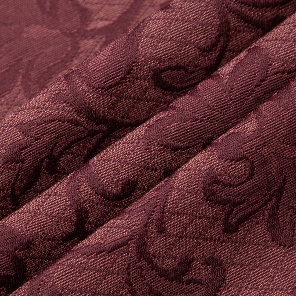 D3551 Floral,Leaves Merlot Floral Red & Burgundy Charlotte Fabrics