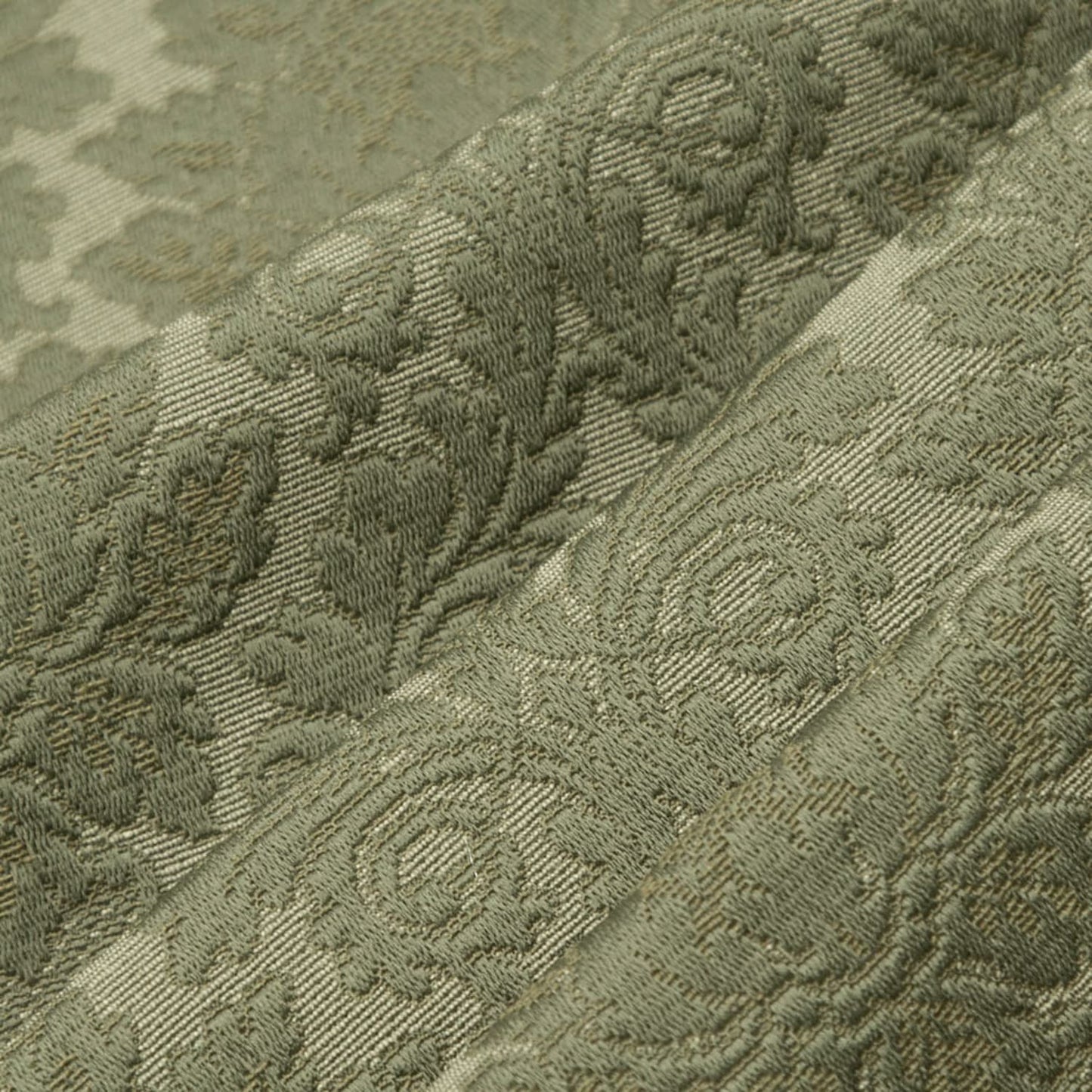 D3570 Damask Olive Damask Green Charlotte Fabrics