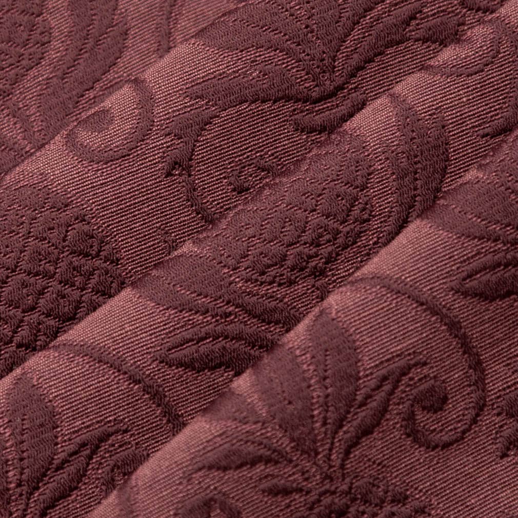 D3572 Damask,Novelty Merlot Pineapple Red & Burgundy Charlotte Fabrics