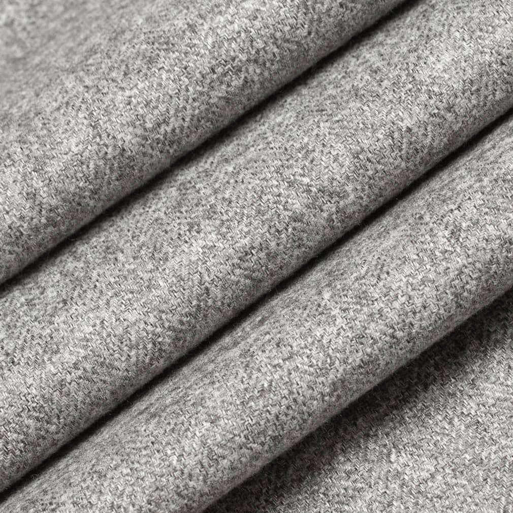 D3606 Herringbone & Chevron,Small Scale Gun Metal Grey & Silver Charlotte Fabrics