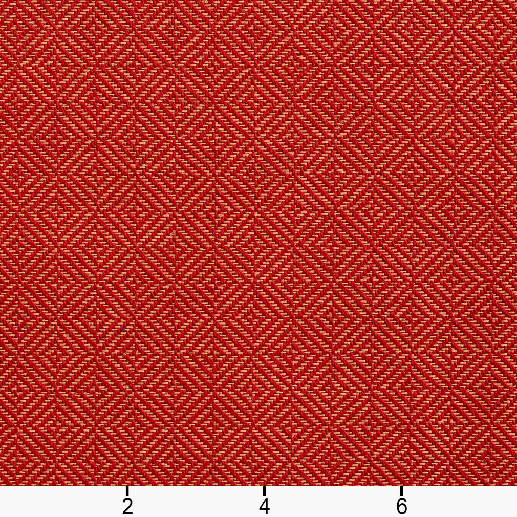 D363 Abstract & Geometric,Diamonds,Small Scale Spice Orange & Rust Charlotte Fabrics