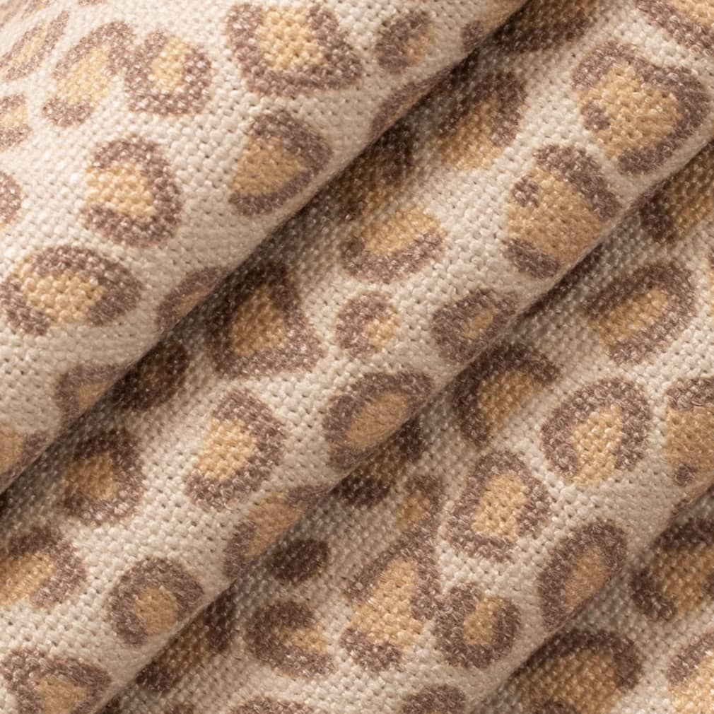 D3789 Animal Print,Small Scale Flax Brown Charlotte Fabrics