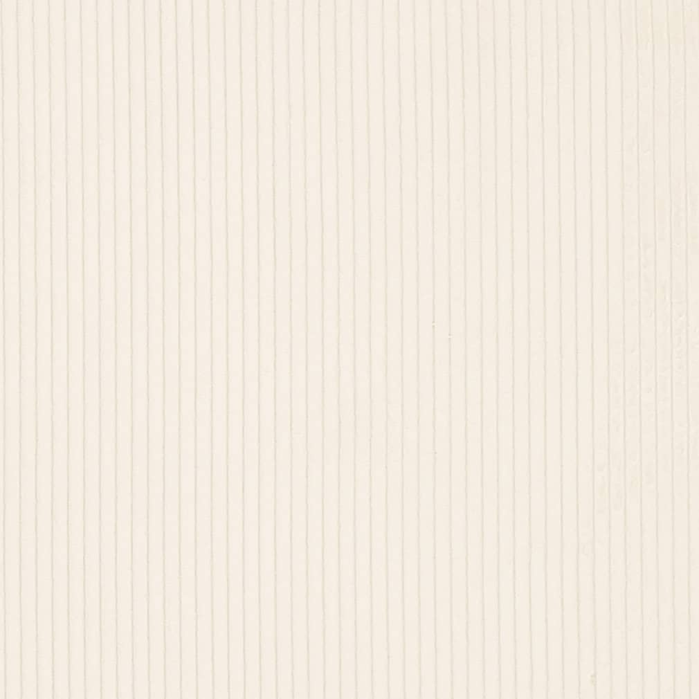 D3897 Plain & Solid,Small Scale,Stripe White & Ivory Charlotte Fabrics Chenille