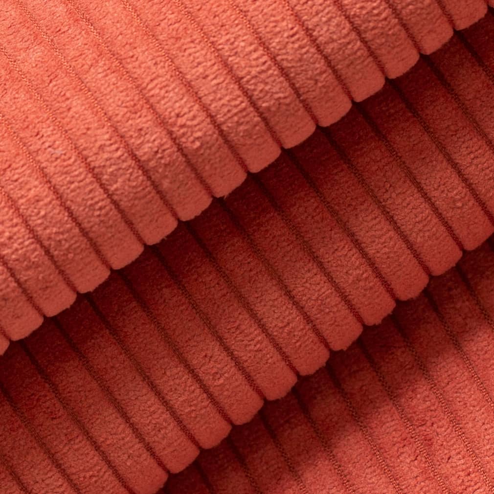 D3904 Plain & Solid,Small Scale,Stripe Marmalade Orange & Rust Charlotte Fabrics