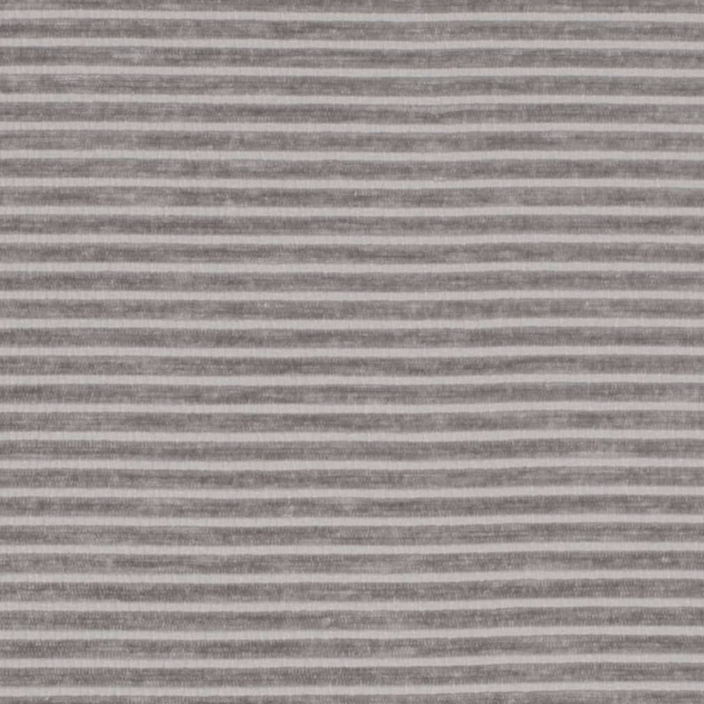 D3933 Plain & Solid,Stripe Grey & Silver Charlotte Fabrics Chenille