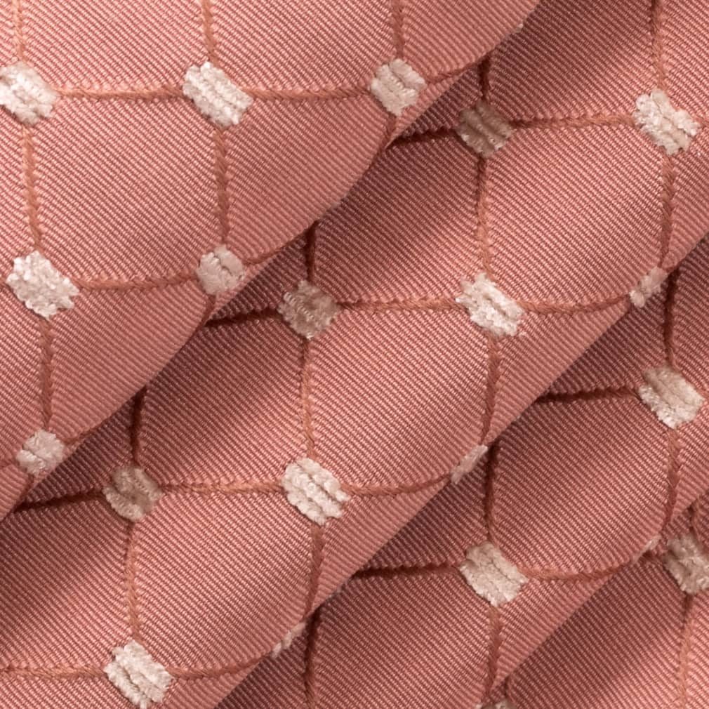 D4088 Diamonds Rose Julia Coral & Peach,Pink Charlotte Fabrics