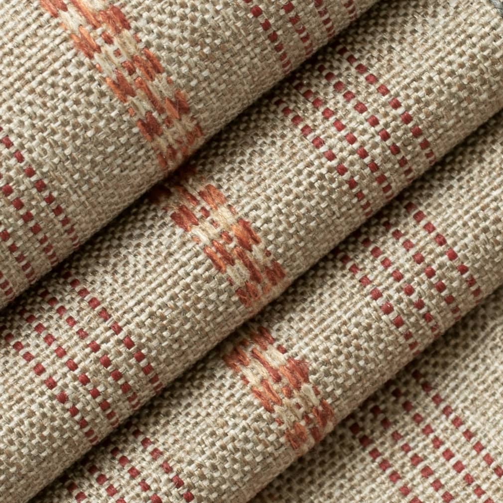 D4099 Global,Stripe Paprika Orange & Rust,Red & Burgundy Charlotte Fabrics