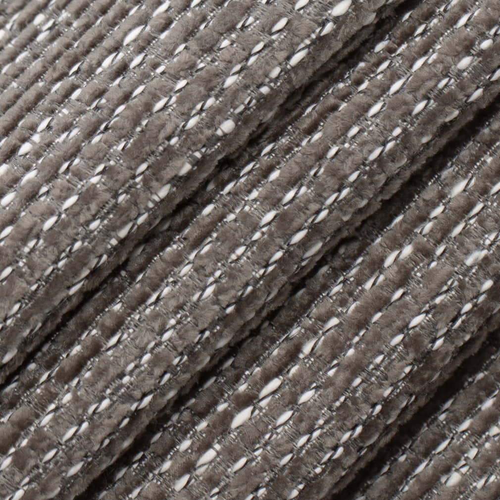 D4295 Plain & Solid Hickory Brown,Grey & Silver Charlotte Fabrics
