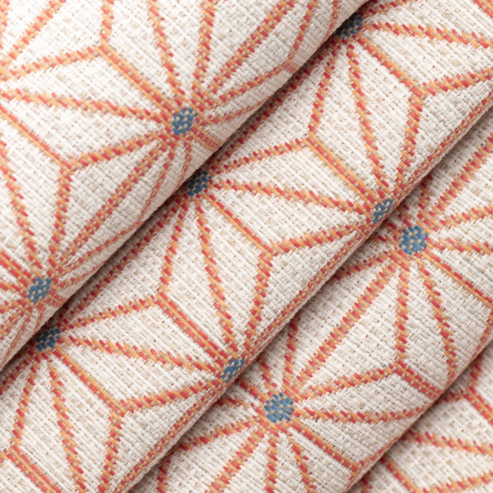 D4312 Abstract & Geometric Orange Orange & Rust Charlotte Fabrics