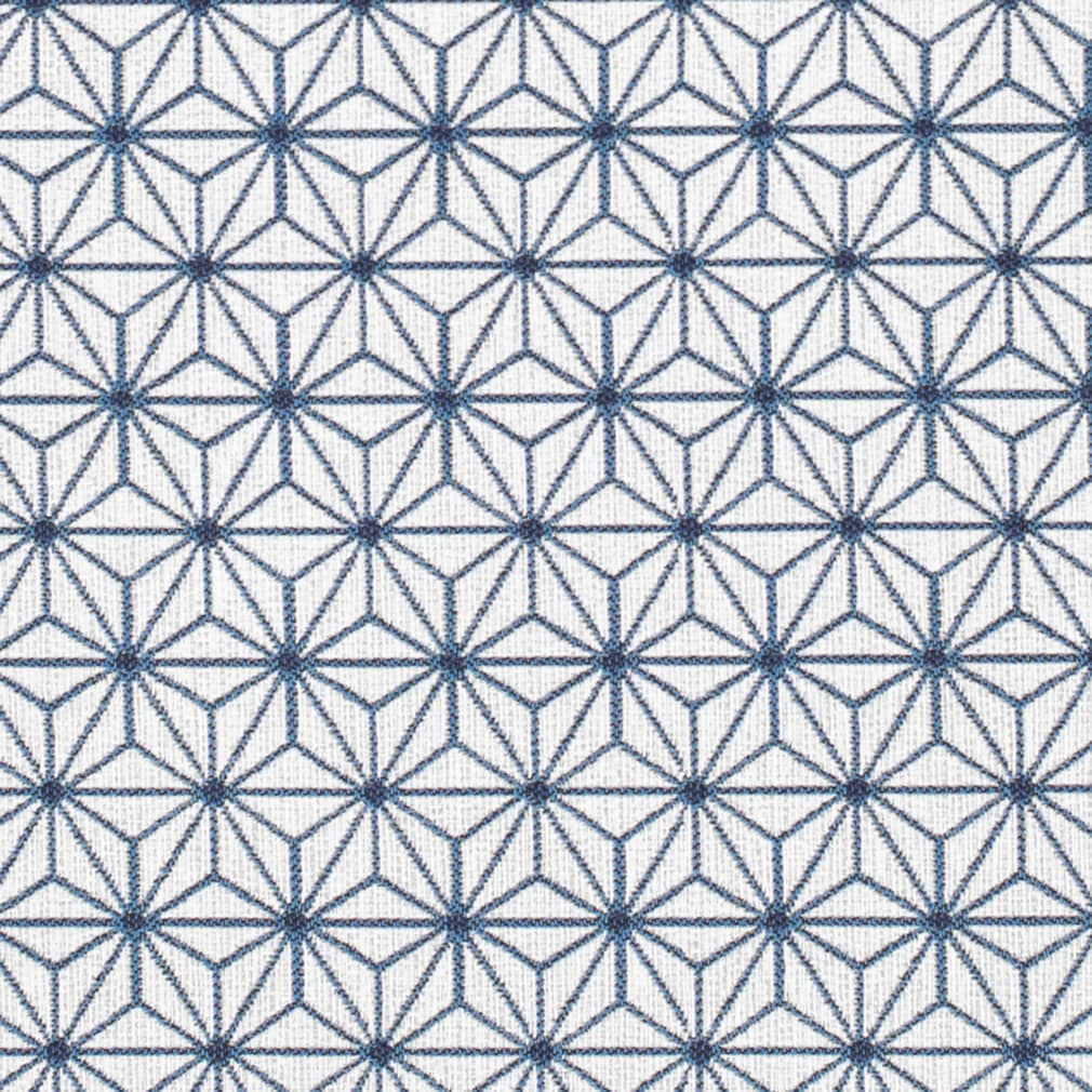 D4313 Abstract & Geometric Blue Charlotte Fabrics Woven Patterns