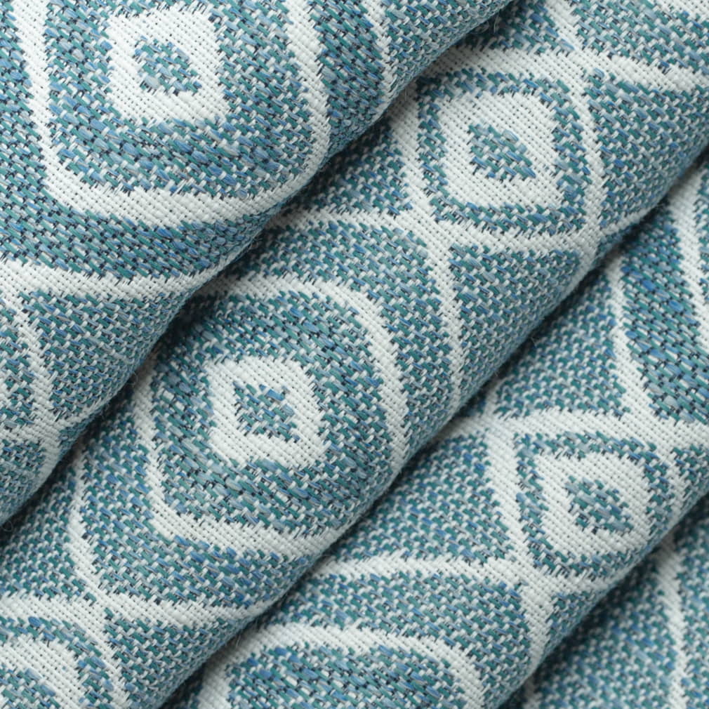 D4328 Abstract & Geometric,Diamonds Capri Aqua & Teal Charlotte Fabrics