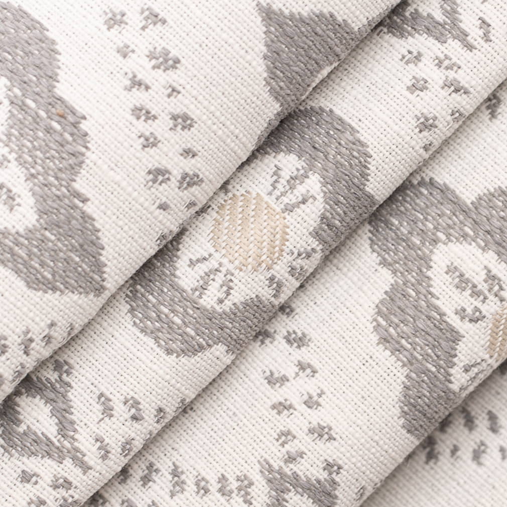 D4342 Abstract & Geometric,Diamonds Fog Grey & Silver Charlotte Fabrics