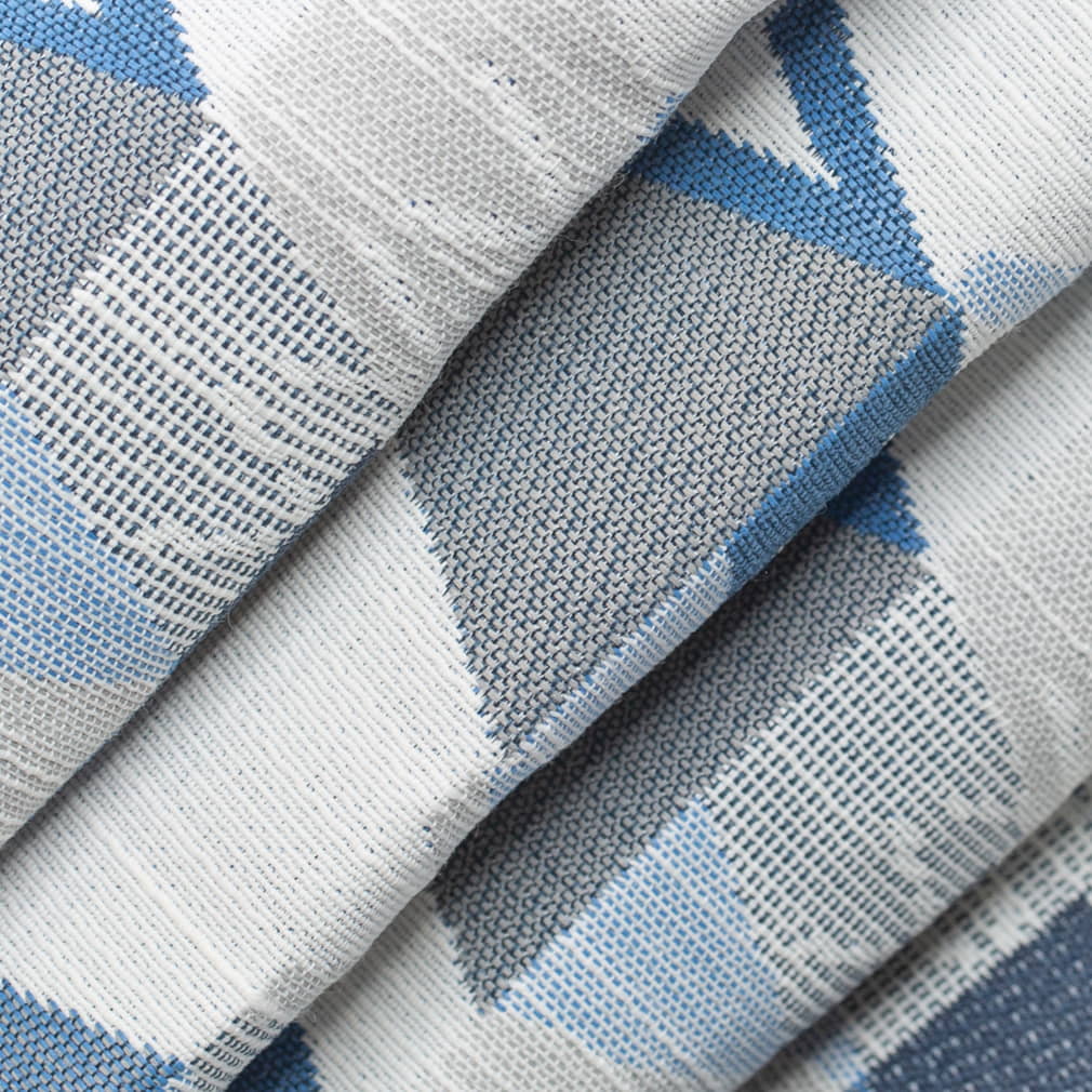 D4349 Abstract & Geometric Blue Blue Charlotte Fabrics
