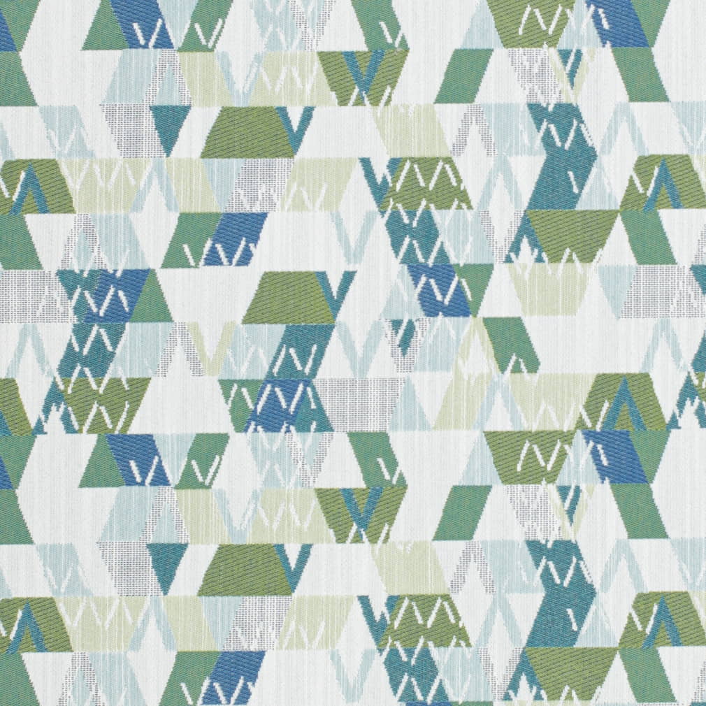 D4350 Abstract & Geometric Green Charlotte Fabrics Woven Patterns