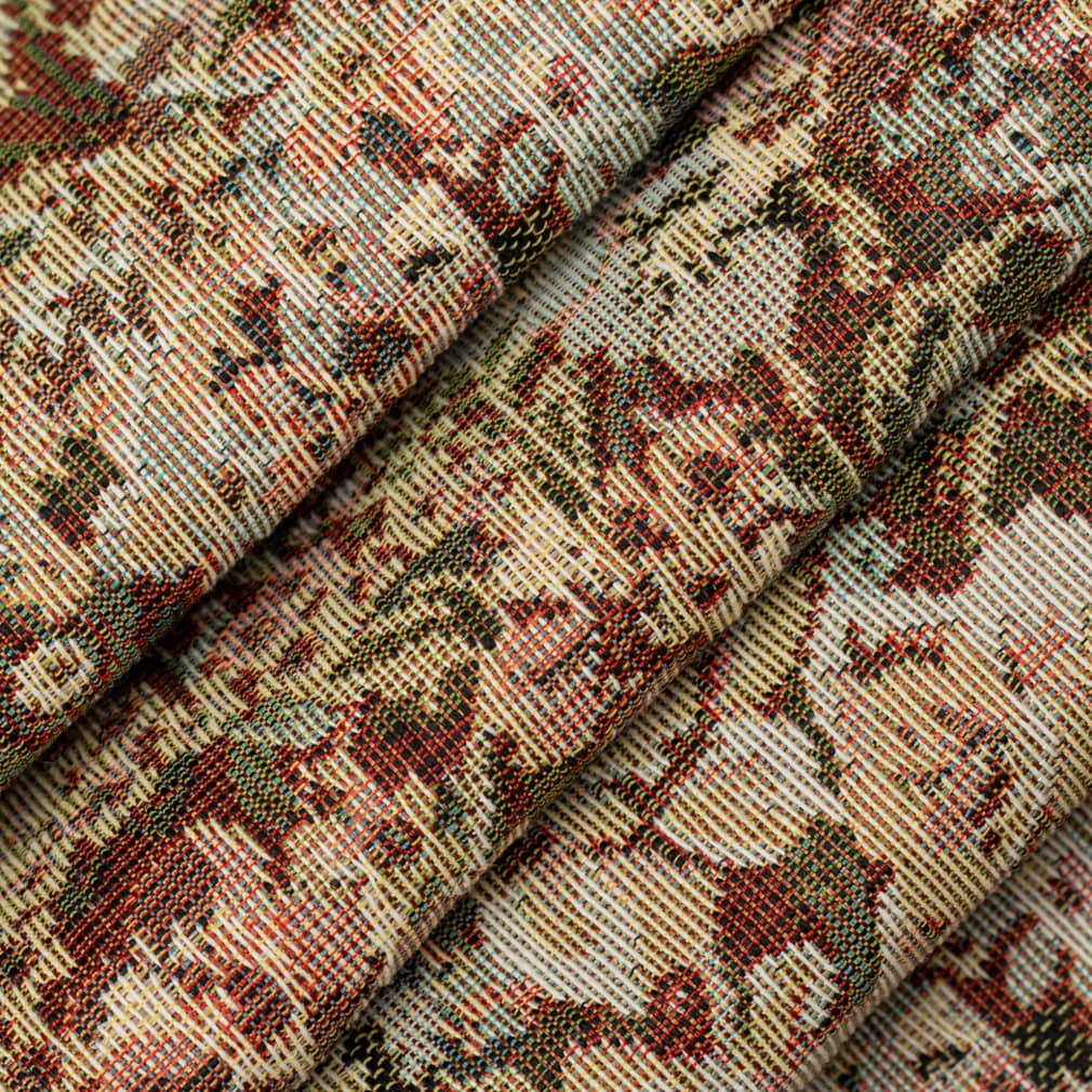D4364 Floral Rosewood Orange & Rust,Red & Burgundy Charlotte Fabrics