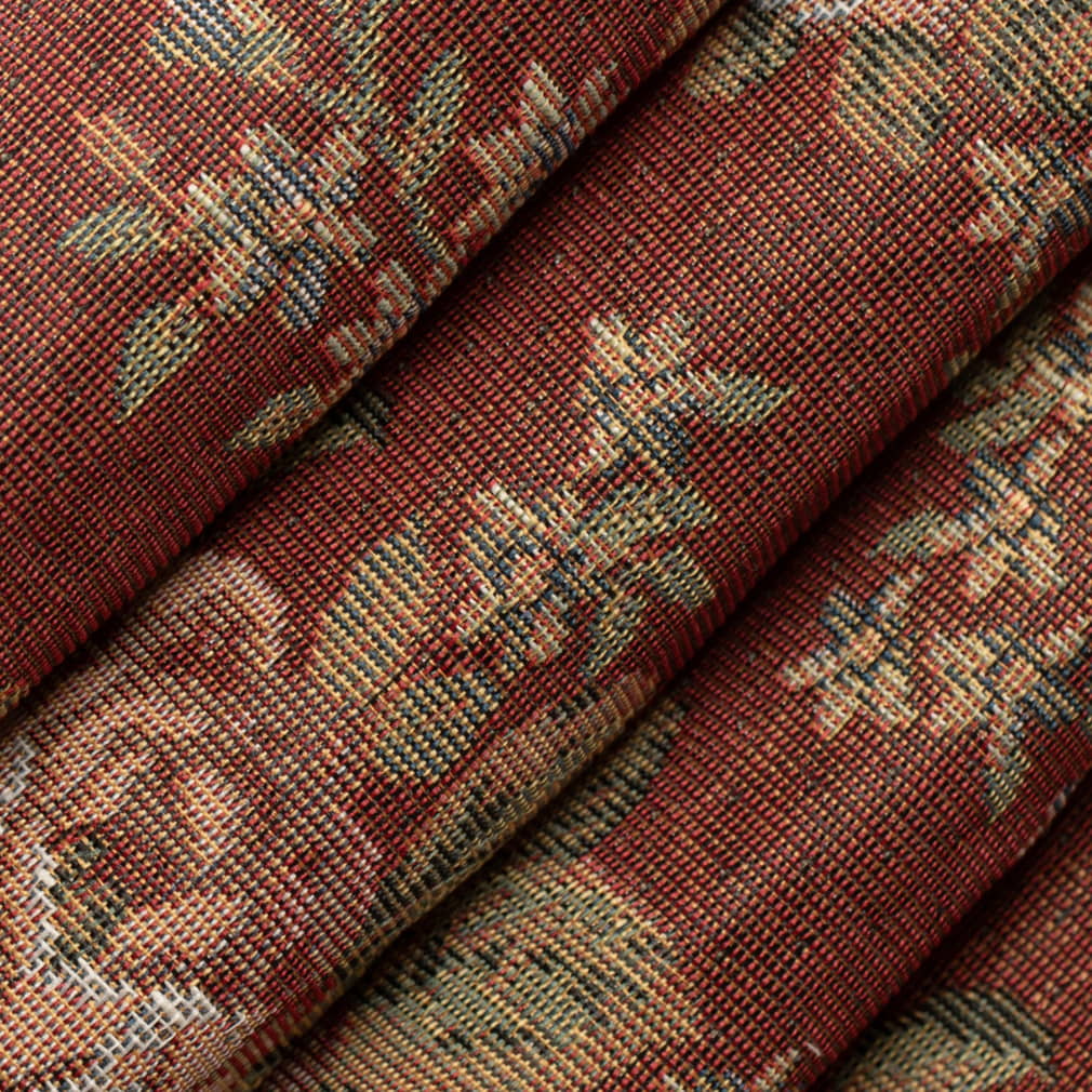 D4377 Floral Paprika Orange & Rust,Red & Burgundy Charlotte Fabrics