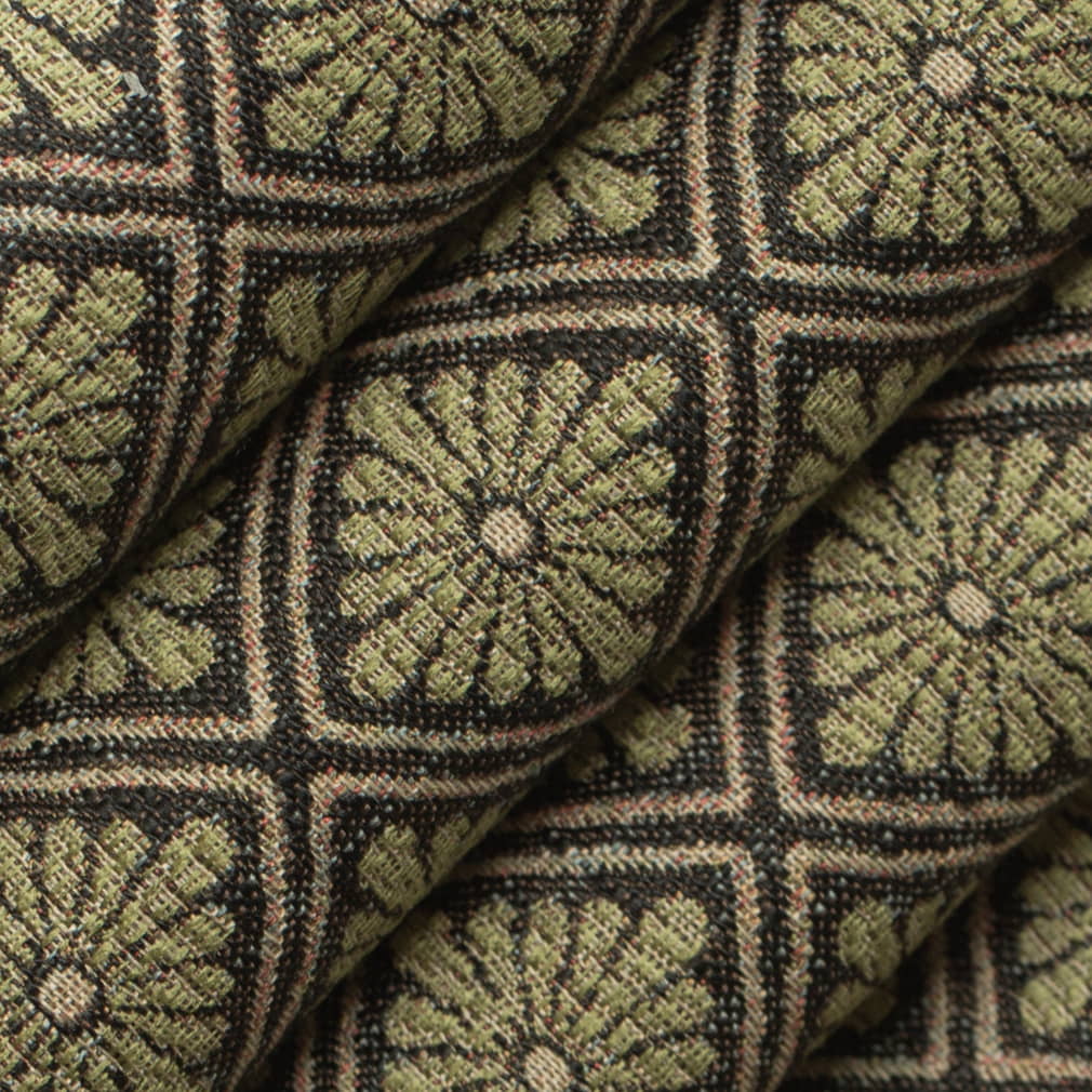D4390 Abstract & Geometric,Diamonds Fern Green Charlotte Fabrics