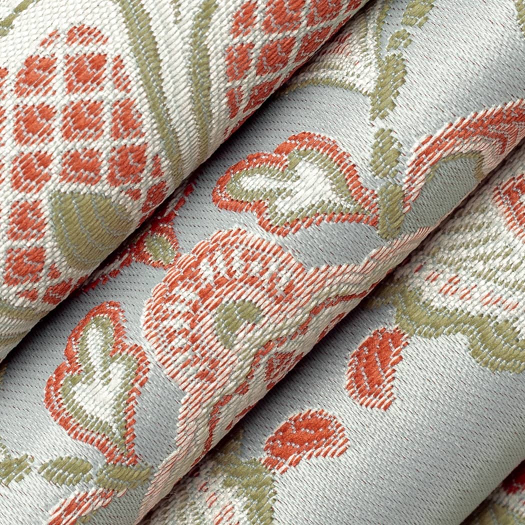 D4436 Damask Felicity Aqua Aqua & Teal Charlotte Fabrics